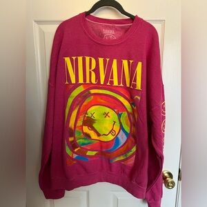 Nirvana Tie-dye Pullover Sweater